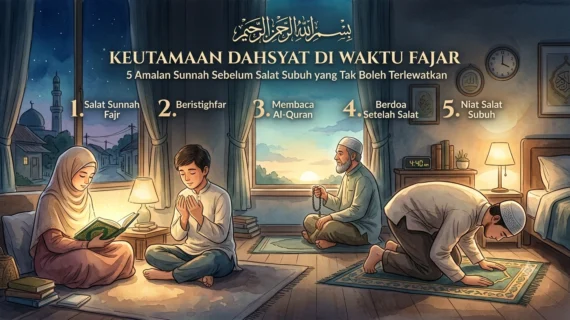 Sering Terlewatkan: 5 Amalan Sunnah Sebelum Salat Subuh yang Punya Keutamaan Luar Biasa