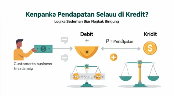 Kenapa Pendapatan Selalu di Kredit? Logika Sederhana Biar Nggak Bingung