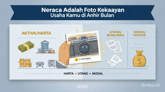 Neraca Adalah Foto Kekayaan Usaha Kamu di Akhir Bulan