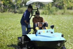 ITS Bikin Traktor Perahu Listrik untuk Lahan Gambut
