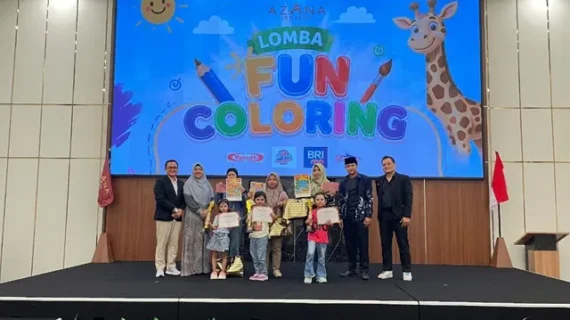 Azana Style Hotel Jombang Gelar Lomba Mewarnai ‘Fun Colouring Season 1’ untuk Asah Kreativitas Anak