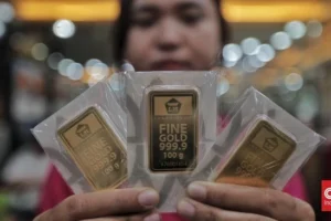 Harga Emas Antam Naik Jadi Rp2,640 Juta per Gram