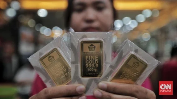 Harga Emas Antam Naik Jadi Rp2,640 Juta per Gram