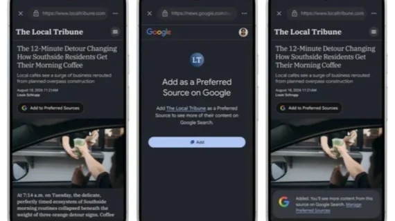 Pengguna Google bisa pilih sumber berita favorit untuk hasil pencarian