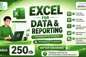 Belajar Excel untuk Laporan Data Pekerjaan, Jadi Nilai Tambah Untuk CV Kamu
