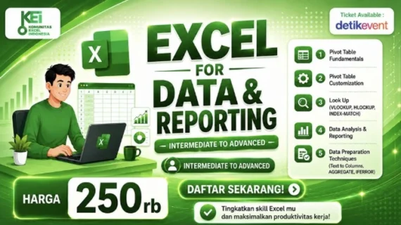 Belajar Excel untuk Laporan Data Pekerjaan, Jadi Nilai Tambah Untuk CV Kamu