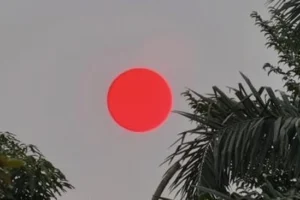 BMKG Beri Penjelasan Soal Matahari Merah Muncul di Medan