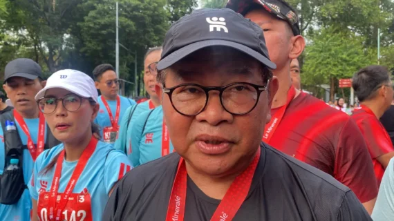 Pramono Jajal Lari 10K Jakarta Running Festival: Jujur Ngos-ngosan